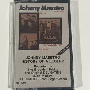 Johnny Maestro Cassette Tape New & Sealed History of A Legend - Audio